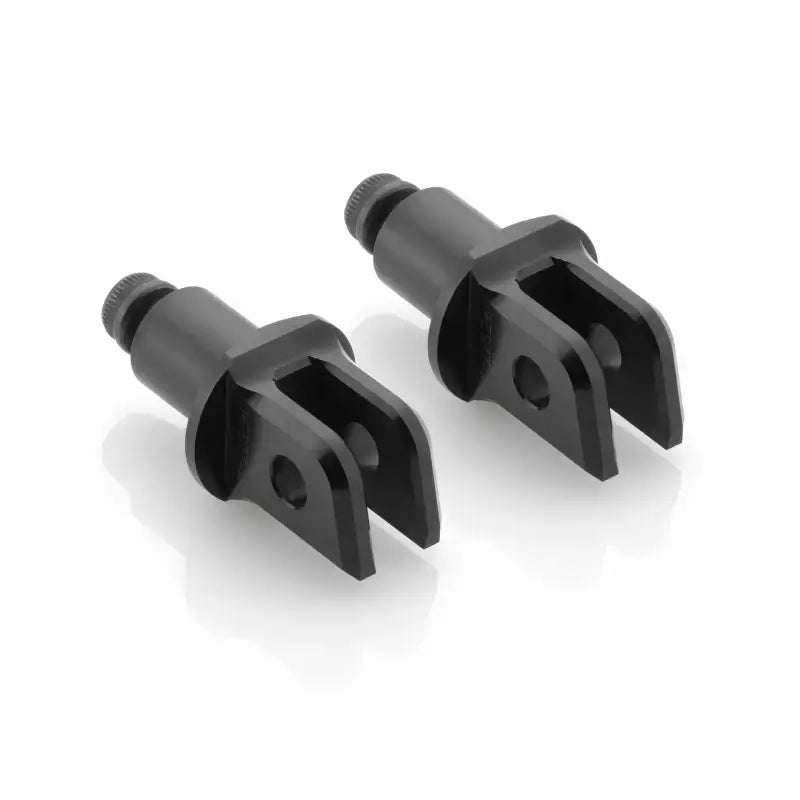 Footpeg Mount Kit Rider Black Pr - Powersports