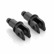 Footpeg Mount Kit Rider Black Pr - Powersports