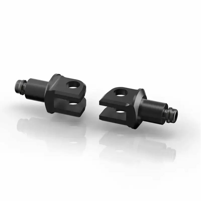 Footpeg Mount Kit Rider Black Pr - Powersports