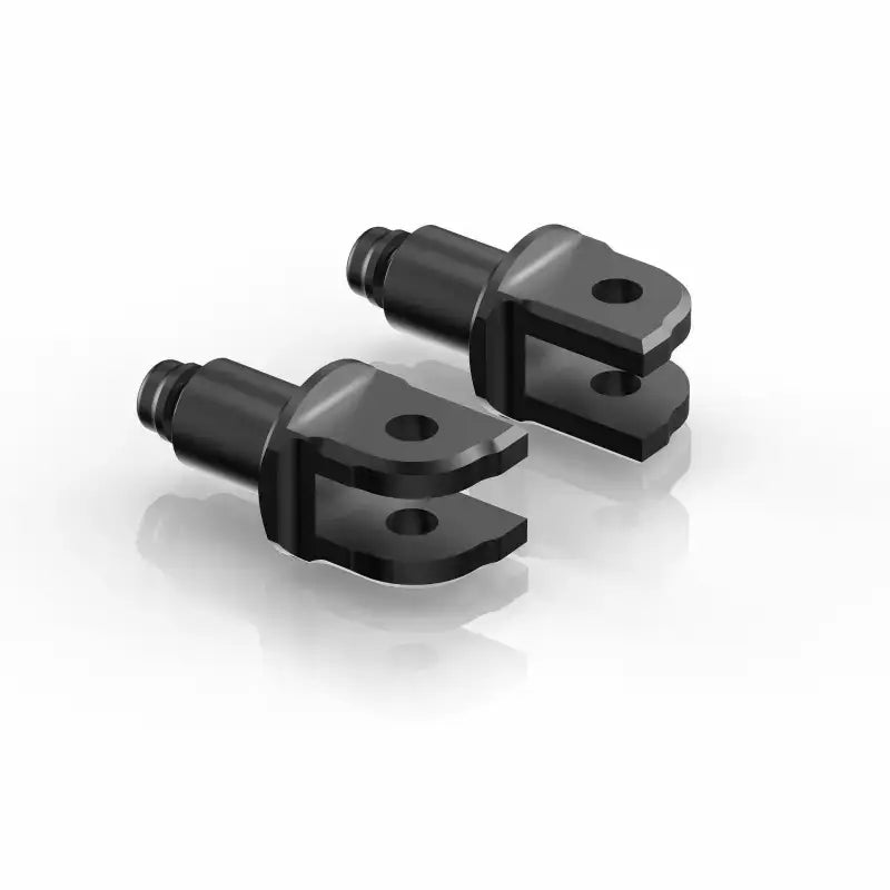 Footpeg Mount Kit Rider Black Pr - Powersports