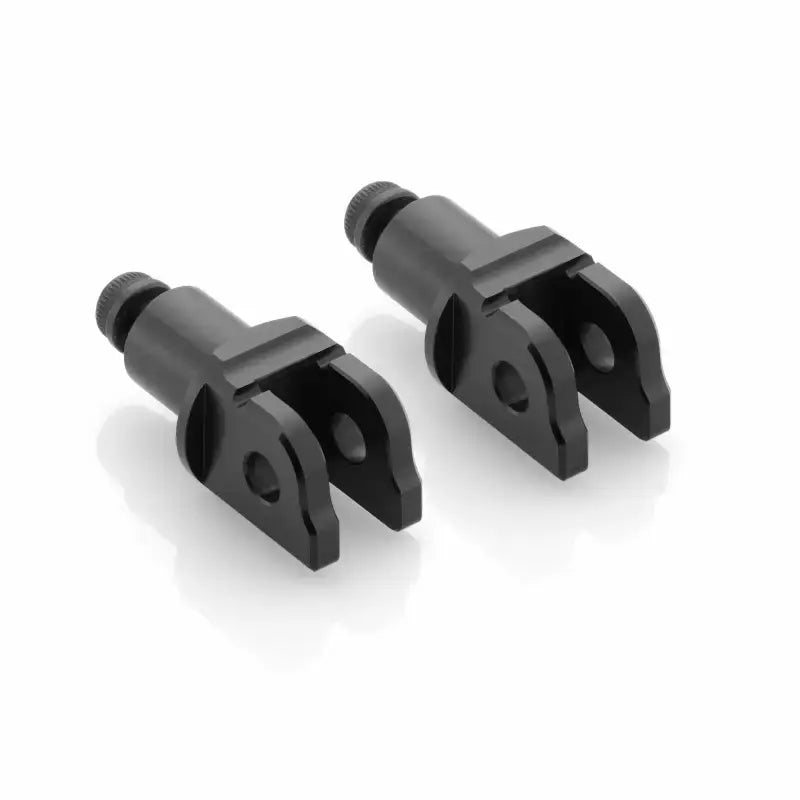 Footpeg Mount Kit Rider Black Pr - Powersports