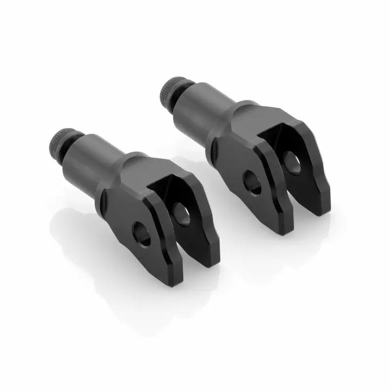 Footpeg Mount Kit Rider Black Pr - Powersports