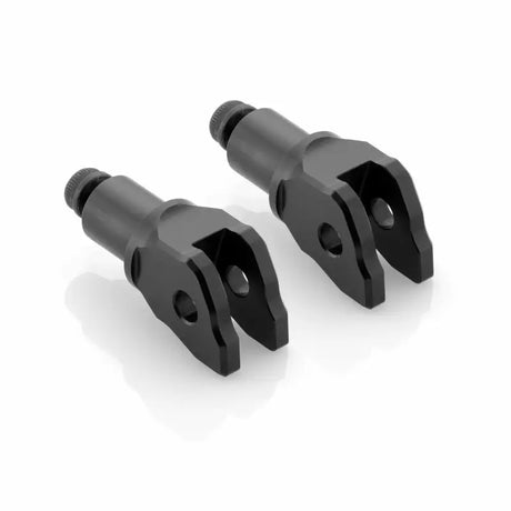 Footpeg Mount Kit Rider Black Pr - Powersports
