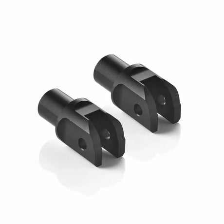 Footpeg Mount Kit Rider Black Pr - Powersports