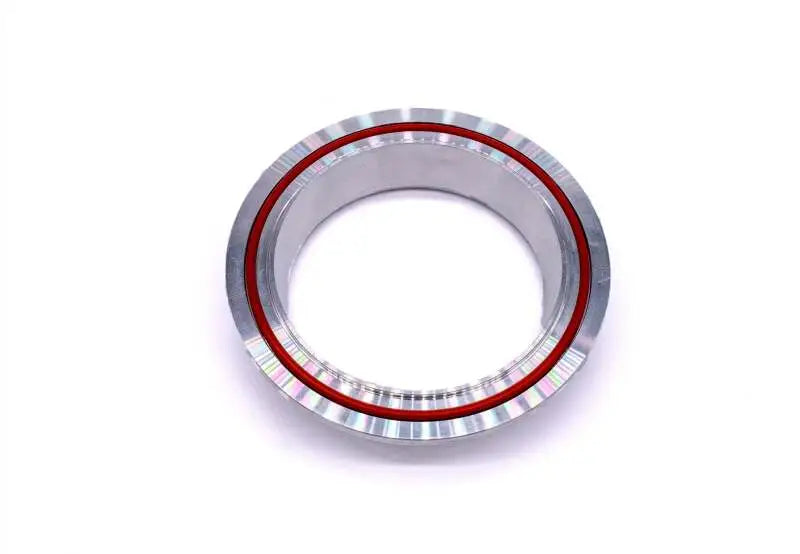 Silver metal ring with red rubber seal for Forced Performance S400 CH Outlet flange