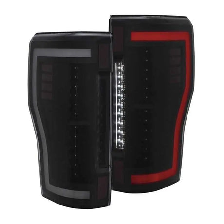 FORD F250/ F350/ F450 17 UP L.E.D T.L BLACK HOUSE SMOKE LEN 