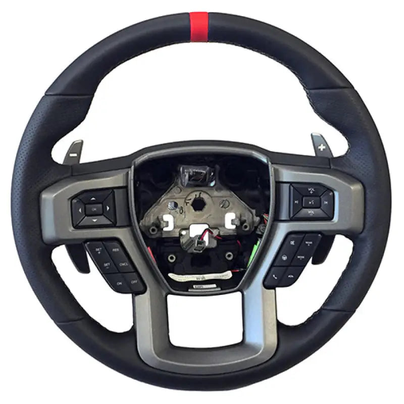 Ford Racing 2015-2017 F-150 Raptor Performance Steering Wheel Kit - Red Sightline - Truck & Automotive