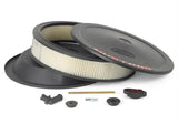 Ford Racing Air Cleaner Kit - Black Crinkle Finish w/ Red Mustang Emblem - Filters