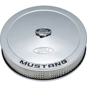 Ford Racing 302-361 Ford Racing Air Cleaner Kit - Chrome w/Mustang Emblem