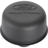 Ford Racing Black Crinkle Finish Breather Cap w/ Mustang Logo - Air Filters