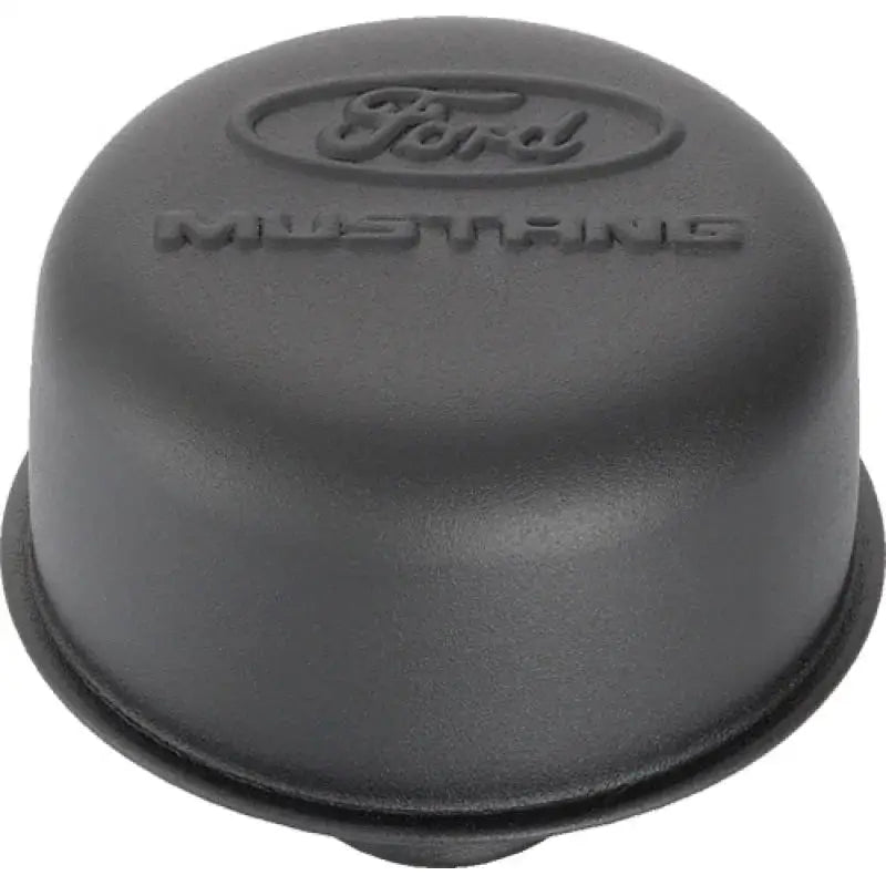 Ford Racing Black Crinkle Finish Breather Cap w/ Mustang Logo - Air Filters