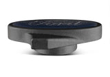 Textured black circular cap for Ford Racing Black Finish Air Cleaner Nut
