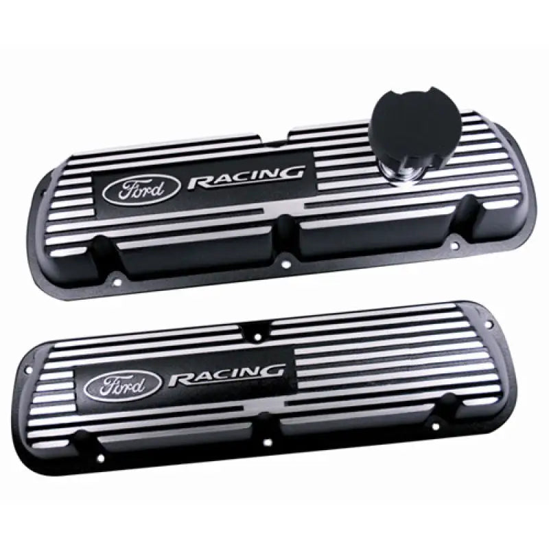 Ford Racing Black Satin Valve Covers EFI - Truck & Automotive