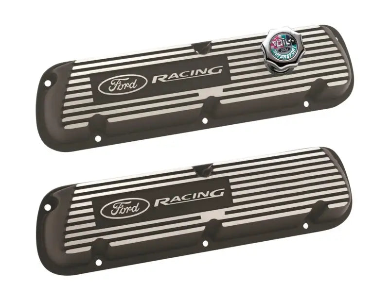 Ford Racing Black Satin Valve Covers EFI - Truck & Automotive
