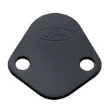 Ford Racing Fuel Pump Block Off Plate - Black Crinkle Finish with Ford Oval Logo for RV, Automotive, Powersports, off-road, marine, exterior, truck accessories, interior, truck bed, RV parts. Performance, Engine Components, AVADA - Best Sellers, Must Haves, Engine Components, Block Off Plates.