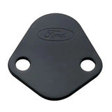 Ford Racing Fuel Pump Block Off Plate, Black Crinkle Finish with Ford Oval, RV, Automotive, Powersports, off-road, marine, exterior, truck accessories, interior, truck bed, rv parts, Performance, Engine Components, AVADA - Best Sellers, Must Haves, Engine Components, Block Off Plates