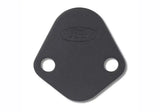 Ford Racing Fuel Pump Block Off Plate - Black Crinkle Finish with Ford Oval Logo. Ideal for RV, Automotive, Powersports, off-road, marine, exterior, truck accessories, interior, truck bed, RV parts. Performance, Engine Components, AVADA - Best Sellers, Must Haves, Engine Components, Block Off Plates.