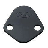 Ford Racing Fuel Pump Block Off Plate, Black Crinkle Finish with Ford Oval, RV, Automotive, Powersports, off-road, marine, exterior, truck accessories, interior, truck bed, rv parts, Performance, Engine Components, AVADA - Best Sellers, Must Haves, Engine Components, Block Off Plates