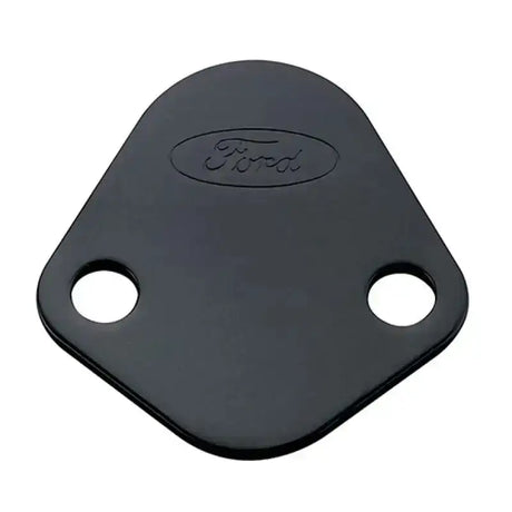 Ford Racing Fuel Pump Block Off Plate, Black Crinkle Finish with Ford Oval, RV, Automotive, Powersports, off-road, marine, exterior, truck accessories, interior, truck bed, rv parts, Performance, Engine Components, AVADA - Best Sellers, Must Haves, Engine Components, Block Off Plates