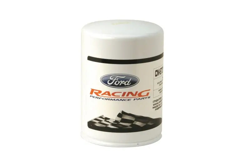 Ford Racing High Performance Oil Filter with heavy gauge base, synthetic-polymer/cellulose-fiber blend, enhanced filtering efficiency, silicone anti-drain back valve, and non-stick sealing gasket for RV, automotive, powersports, off-road, marine, exterior, truck accessories, interior, truck bed, RV parts, AVADA - Best Sellers