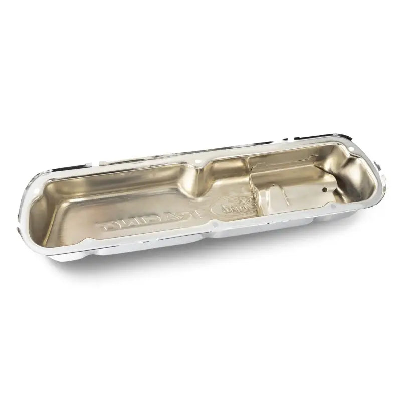 Ford Racing 302-100 Ford Racing Ford Mustang Logo Stamped Steel Chrome Valve Covers