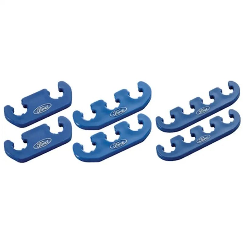 Ford Racing 302-637 Ford Racing Wire Dividers 4 to 3 to 2 - Blue w/ White Ford Logo