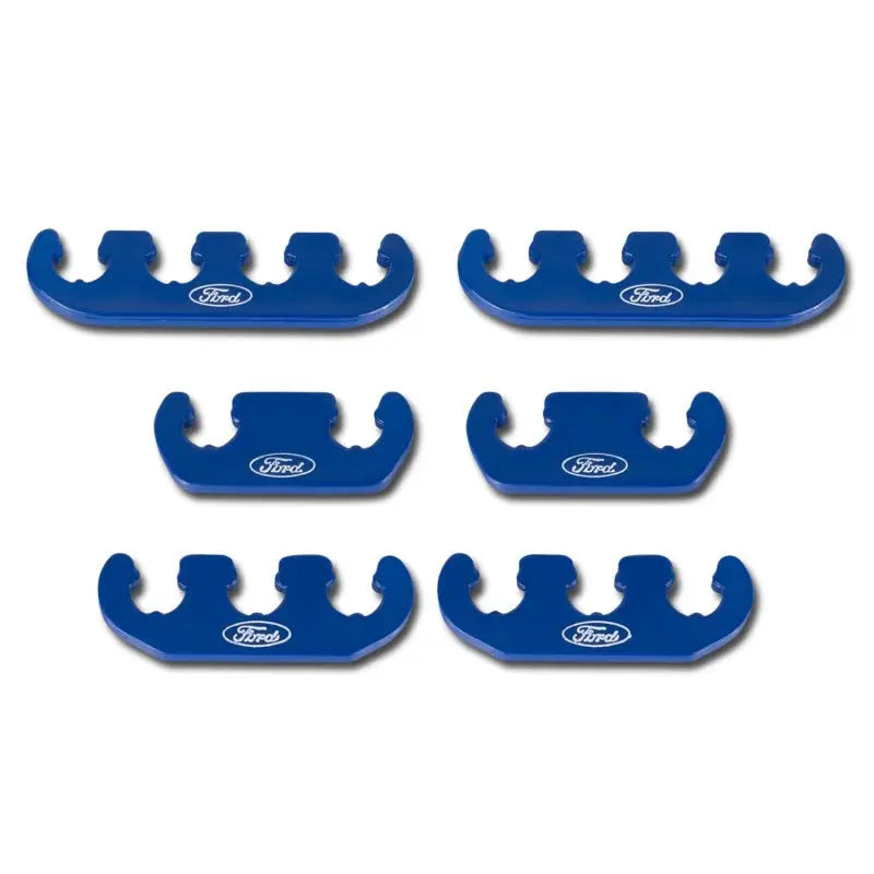 Ford Racing 302-637 Ford Racing Wire Dividers 4 to 3 to 2 - Blue w/ White Ford Logo