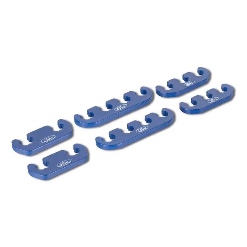 Ford Racing 302-637 Ford Racing Wire Dividers 4 to 3 to 2 - Blue w/ White Ford Logo