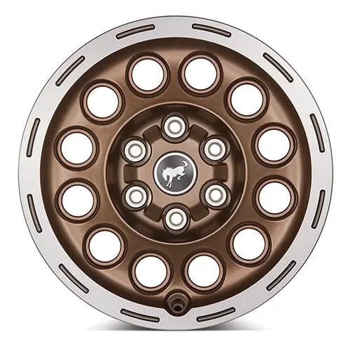 Ford Sinister Bronze With Machined Face Wheel M-1007-P1780Brown - Bronco 17 X8.0 Single Kit M-1007-P1780BRN