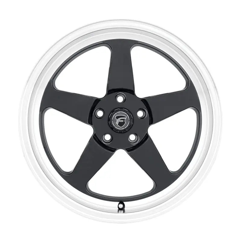 Forgestar F09189067P35 Forgestar F091 18X9.0 D5 Drag 5X114.3 ET35 BS6.4 Gloss Black w/ Machine Lip 78.1