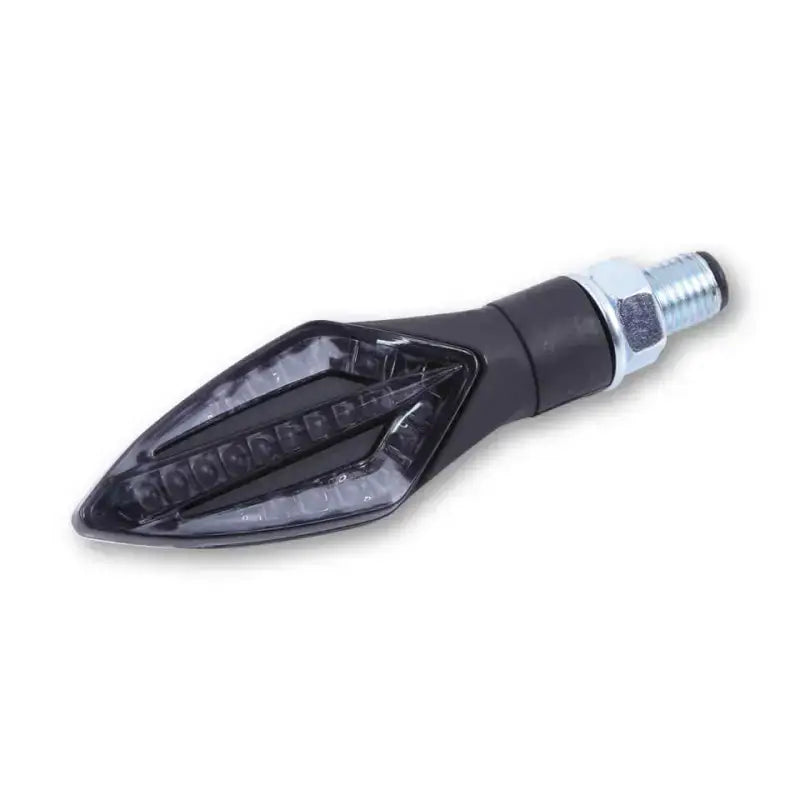 Fork Ts/Tail/Brake Light Sequential Pair Smoke Lens Blk 