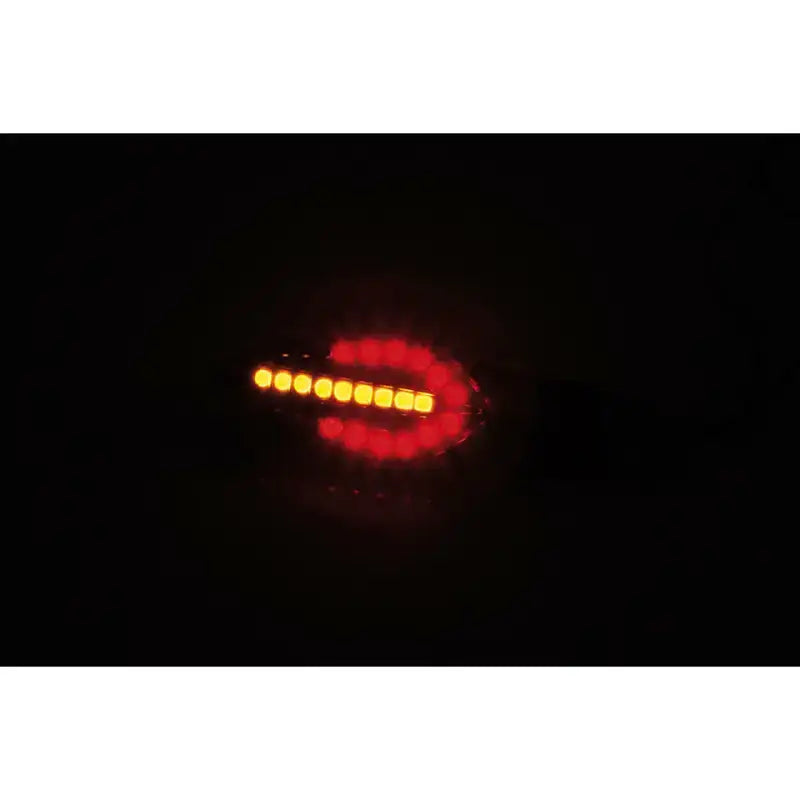 SHIN YO Fork Ts/Tail/Brake Light Sequential Pair Smoke Lens Blk for Powersports