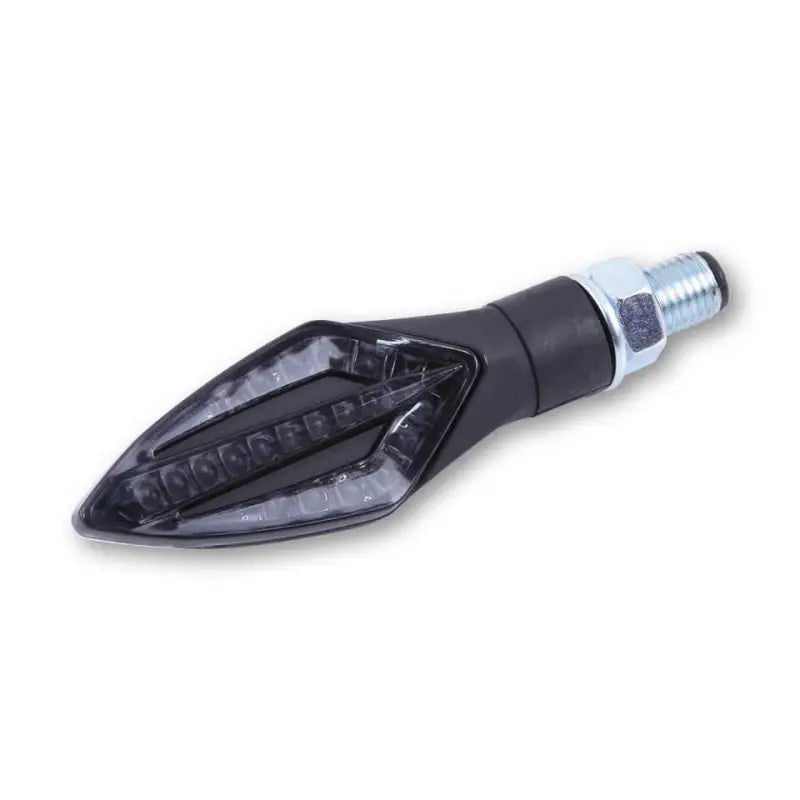 Fork Ts/Tail/Brake Light Sequential Pair Smoke Lens Blk 