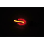 SHIN YO Fork Ts/Tail/Brake Light Sequential Pair Smoke Lens Blk for Powersports