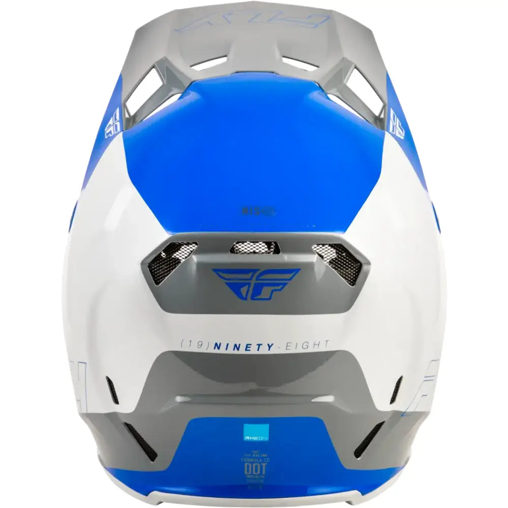 Formula Cc Glide Helmet Blue/Light Grey/Grey Sm - FLY RACING