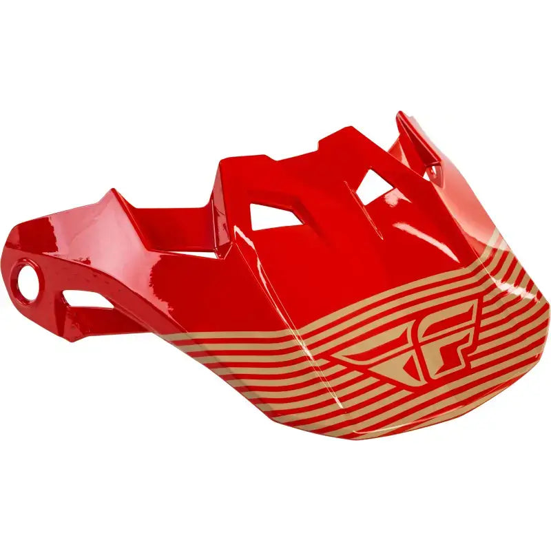 Formula Cc Primary Helmet Visor Red/Khaki Xl 2x - FLY RACING