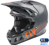 Formula Cc Primary Helmet Grey/Orange Lg
