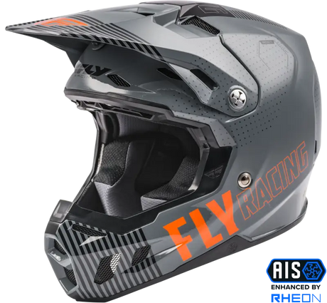 Formula Cc Primary Helmet Grey/Orange Lg