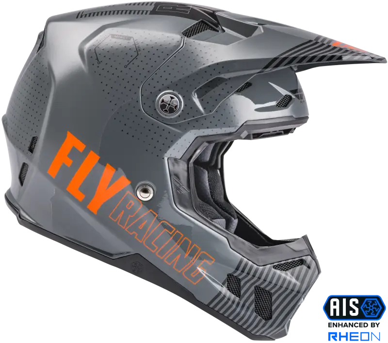 Formula Cc Primary Helmet Grey/Orange Lg