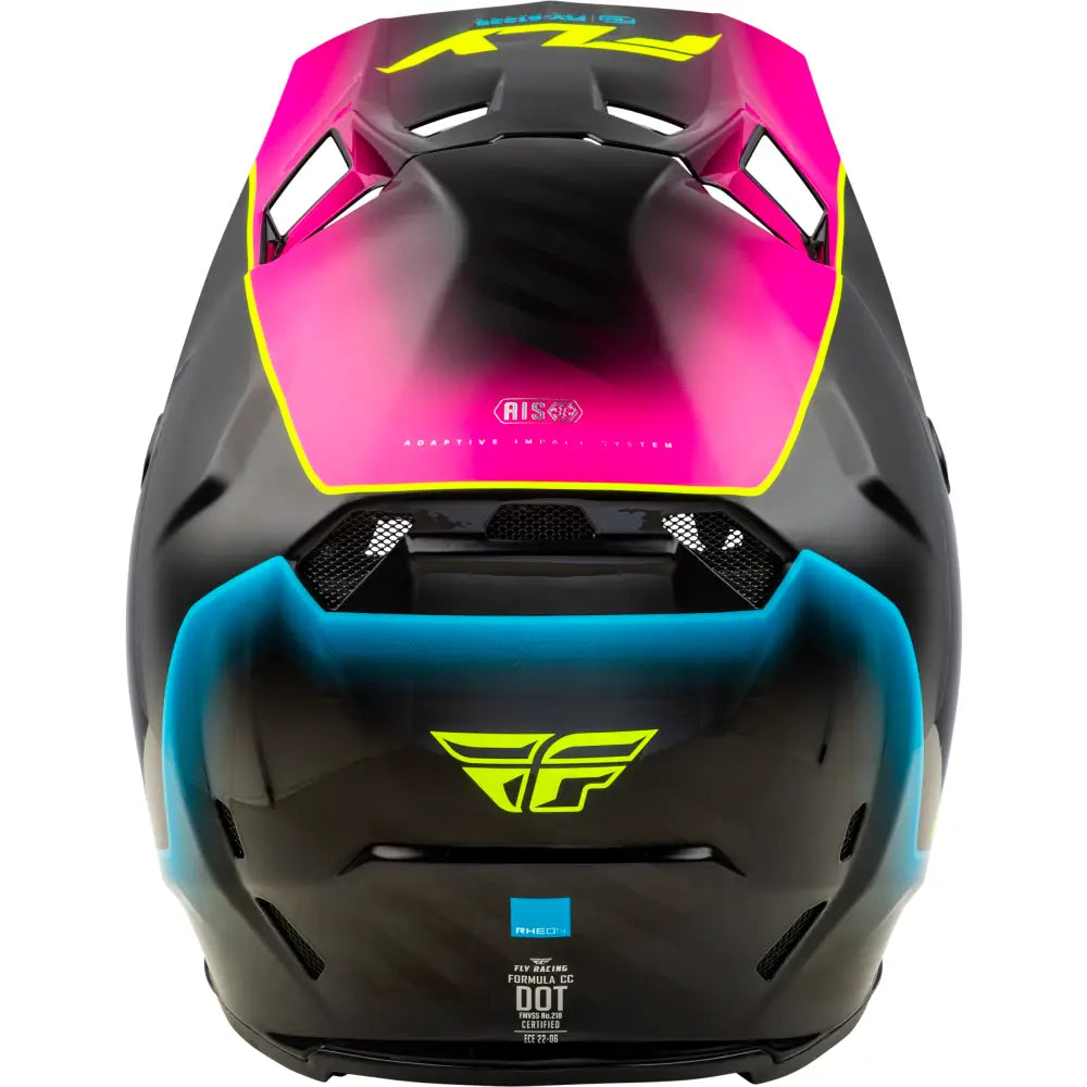 Formula Cc Underglow Helmet Black/Pink/Blue Md