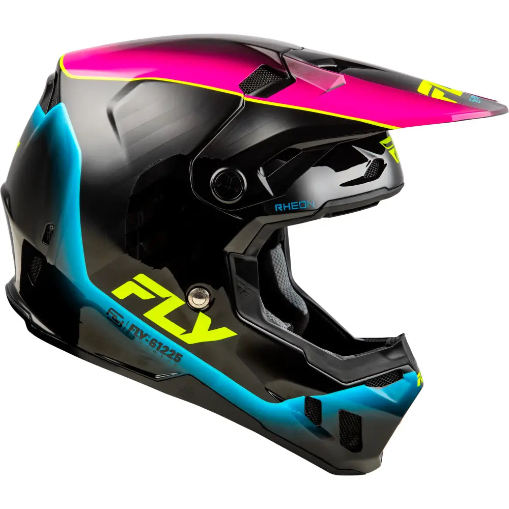 Formula Cc Underglow Helmet Black/Pink/Blue Sm