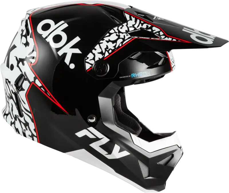 Formula Cp Dbk Helmet Black/White/Red Xs - FLY RACING