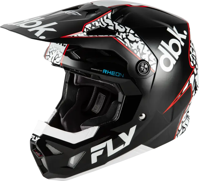 Formula Cp Dbk Helmet Black/White/Red Md - FLY RACING