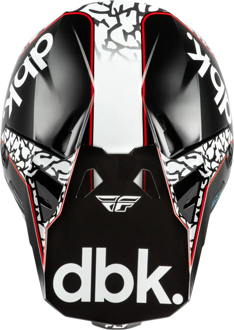 Formula Cp Dbk Helmet Black/White/Red Md - FLY RACING