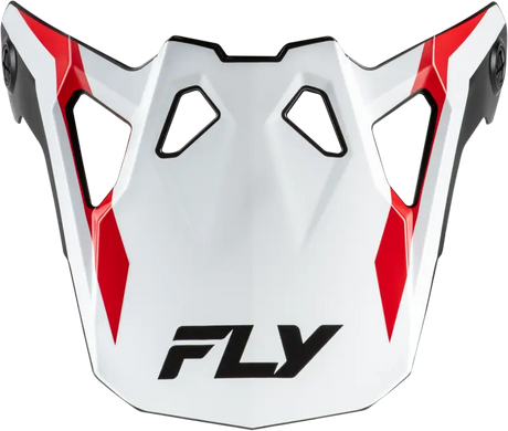Formula Cp Seal Visor White/Black/Red Yl Lg - FLY RACING