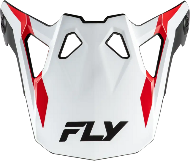 Formula Cp Seal Visor White/Black/Red Yl Lg - FLY RACING