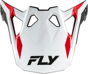 Formula Cp Seal Visor White/Black/Red Xl 2x - FLY RACING