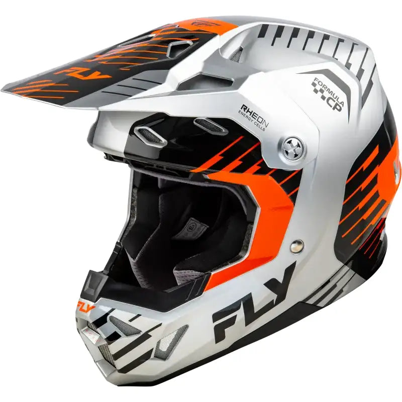 Formula Cp Slice Helmet Grey/Orange/Black Lg