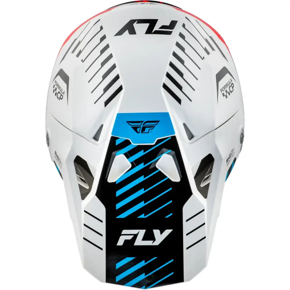 Formula Cp Slice Helmet White/Red/Cyan Lg
