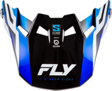 Formula S Carbon Byte Visor Blue Carbon/Blue/White Xl/2x - FLY RACING
